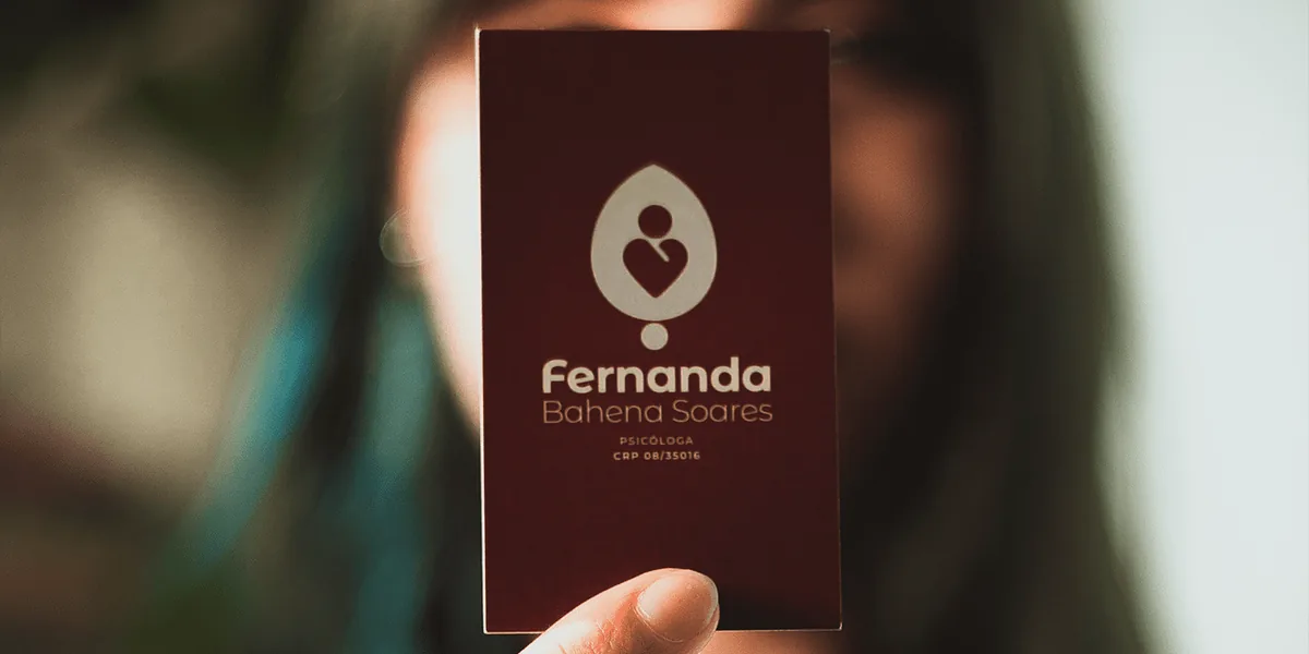 Identidade visual da psicóloga Fernanda Bahena