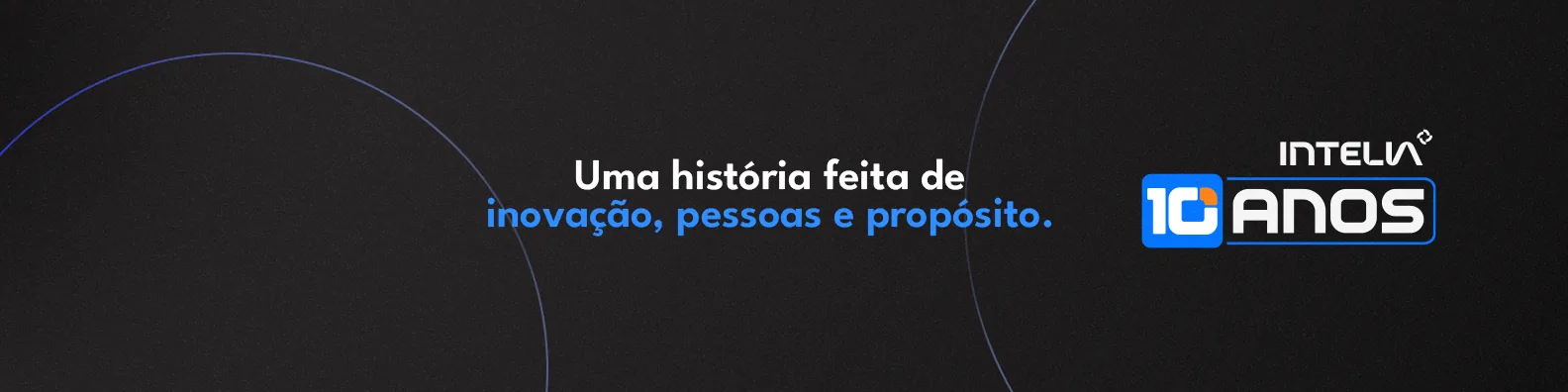 Capa de LinkedIn escura: uma história feita de inovação, pessoas e propósito