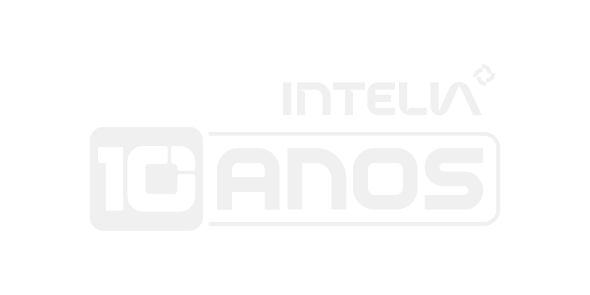 Logo empilhado em branco