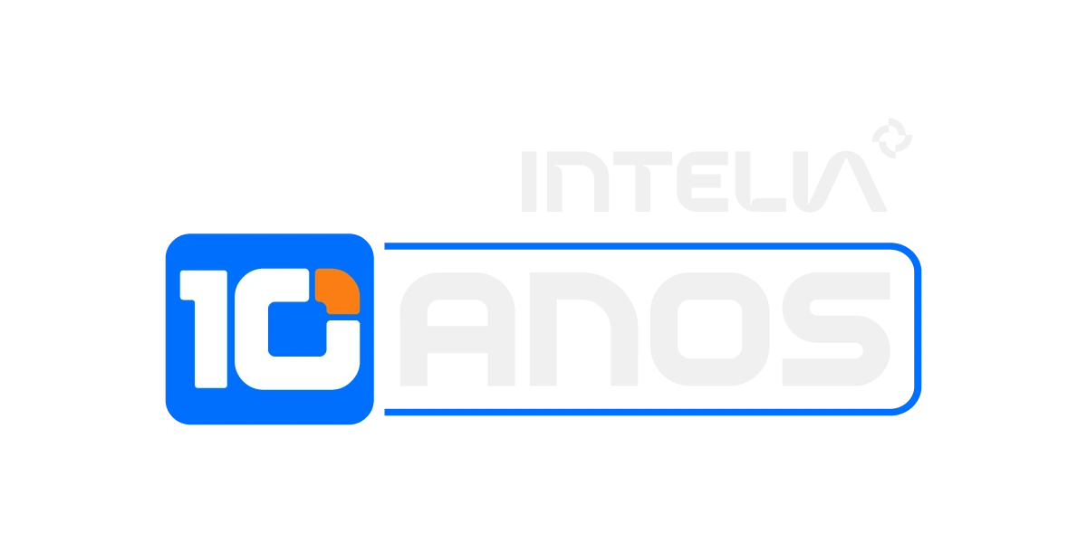 Logo Intelia 10 anos