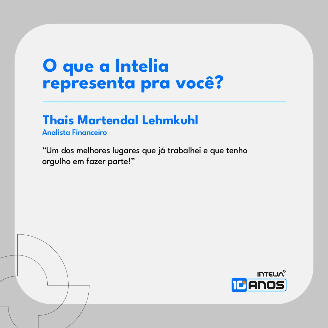 Depoimento de Thais Martendal Lehmkuhl