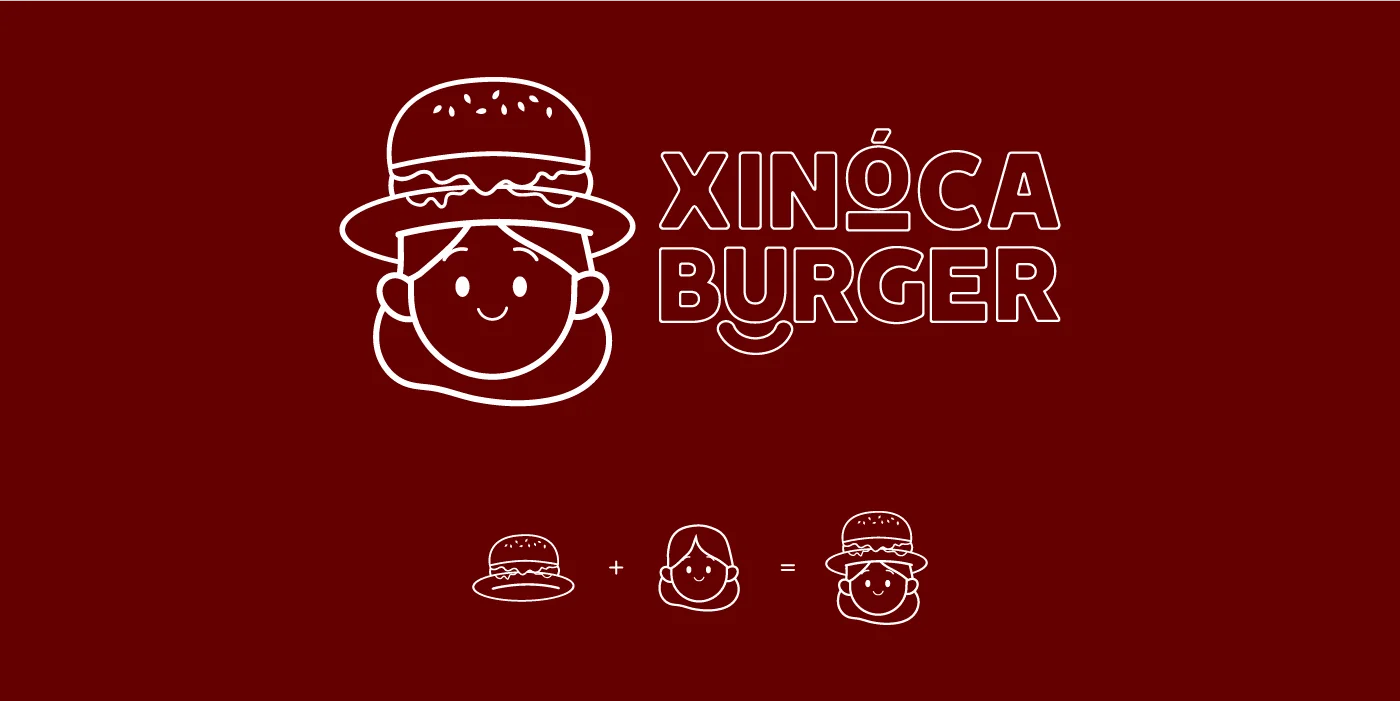 Variações da marca Xinóca Burger