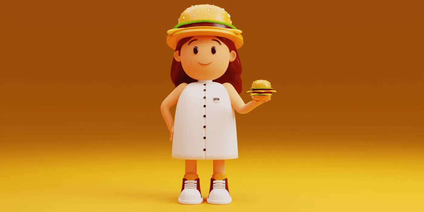 Aplicação da marca Xinóca Burger