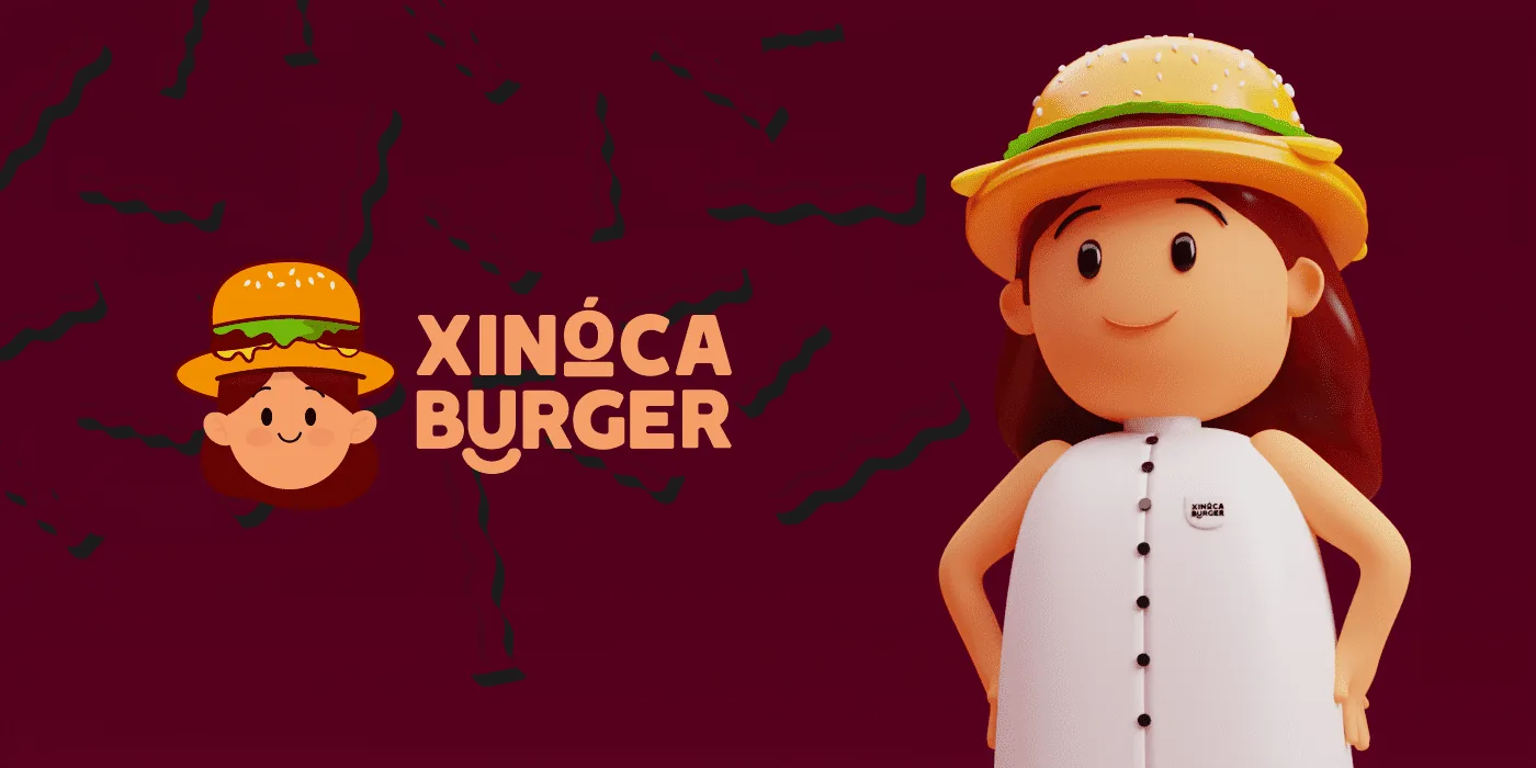 Apresentação da marca Xinóca Burger